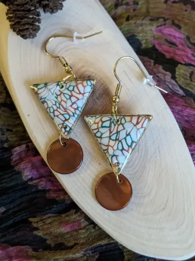 Moonlit Whispers Earrings - Model 3